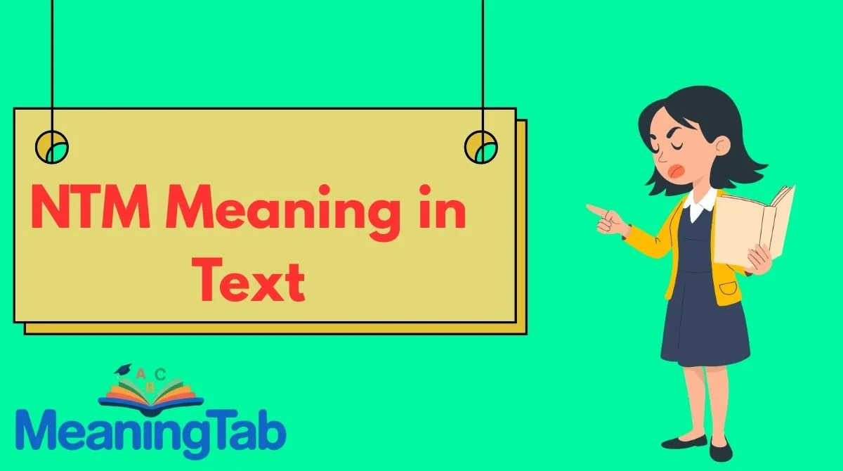 NTM Meaning in Text