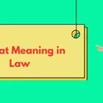 Caveat Meaning in Law