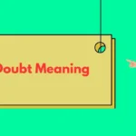 Self Doubt Meaning