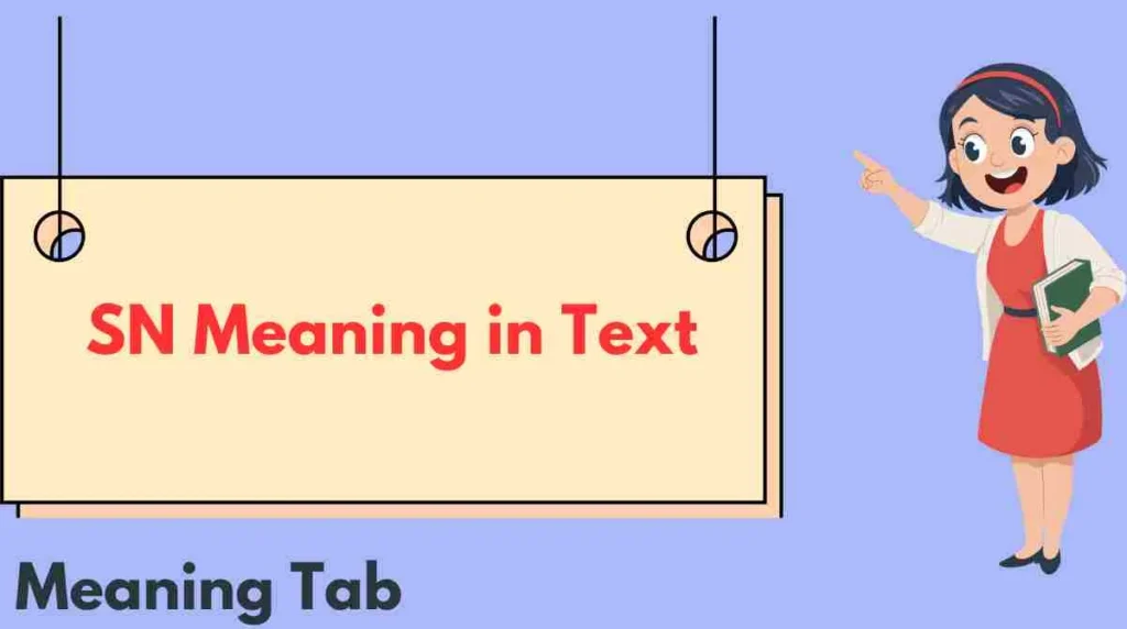 SN Meaning in Text