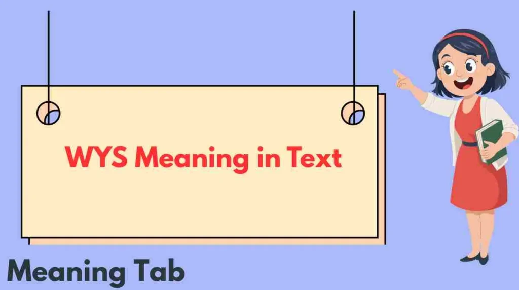 WYS Meaning in Text